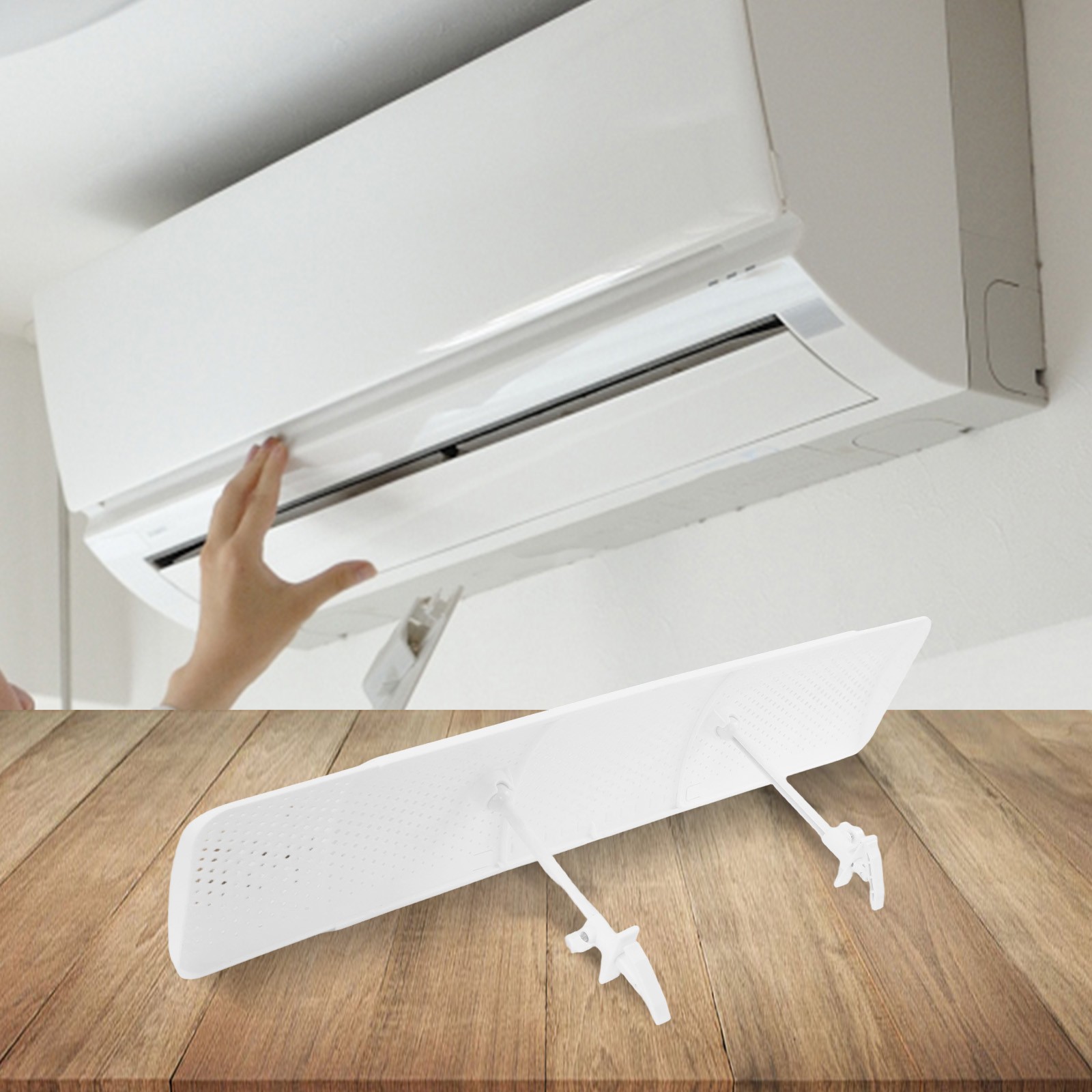 Ceiling Air Conditioning Vent Deflector Perfect Fit & Cleaner Indoor Air