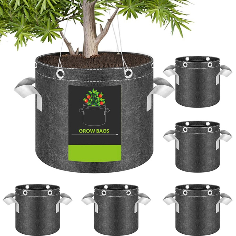 Strapazierfhige Vlies Pflanzen Grow Beutel mit hervorragender Drainage und  Gri | eBay.de