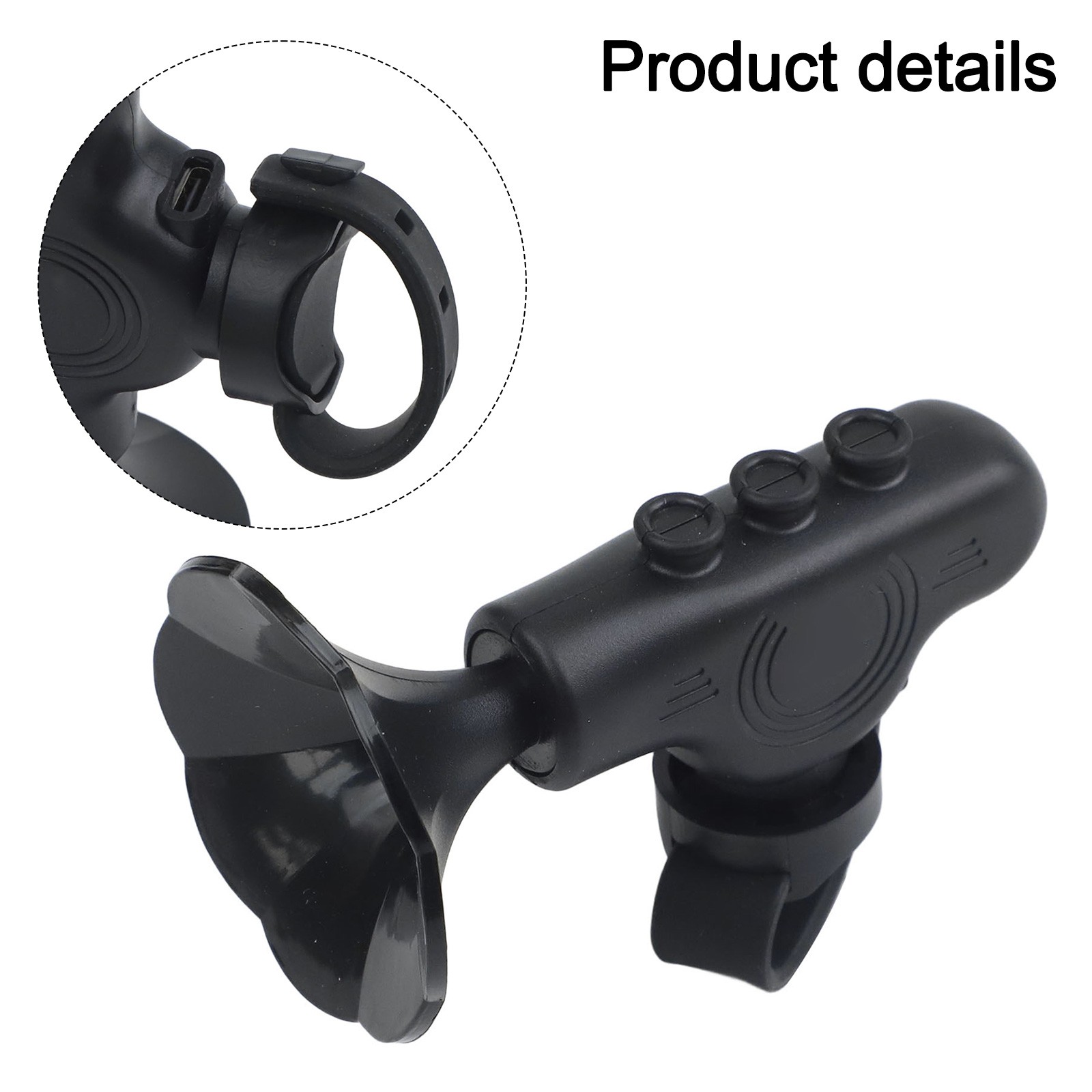 Splash Resistant Bicycle For Horn Lightweight Design Great for Outdoors