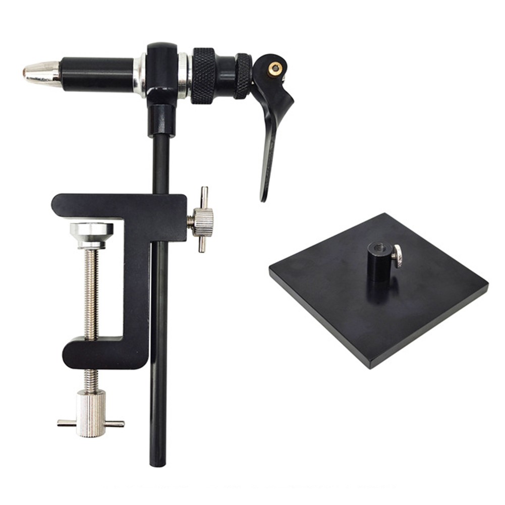Fly Tying Vise Tool for Fishing Flies and Jigs with 360 Degree Rotating Clamp