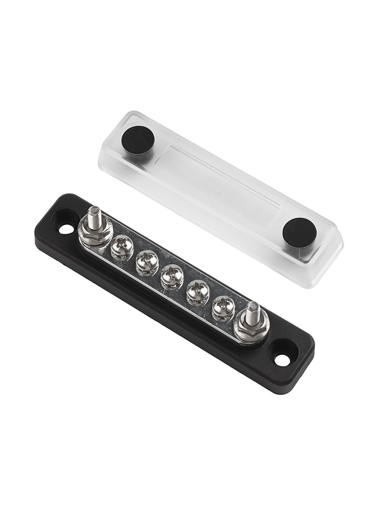 Robusto bloque de distribución de energía 100A 48V DC con terminales M8 para automóviles - Imagen 21 de 36
