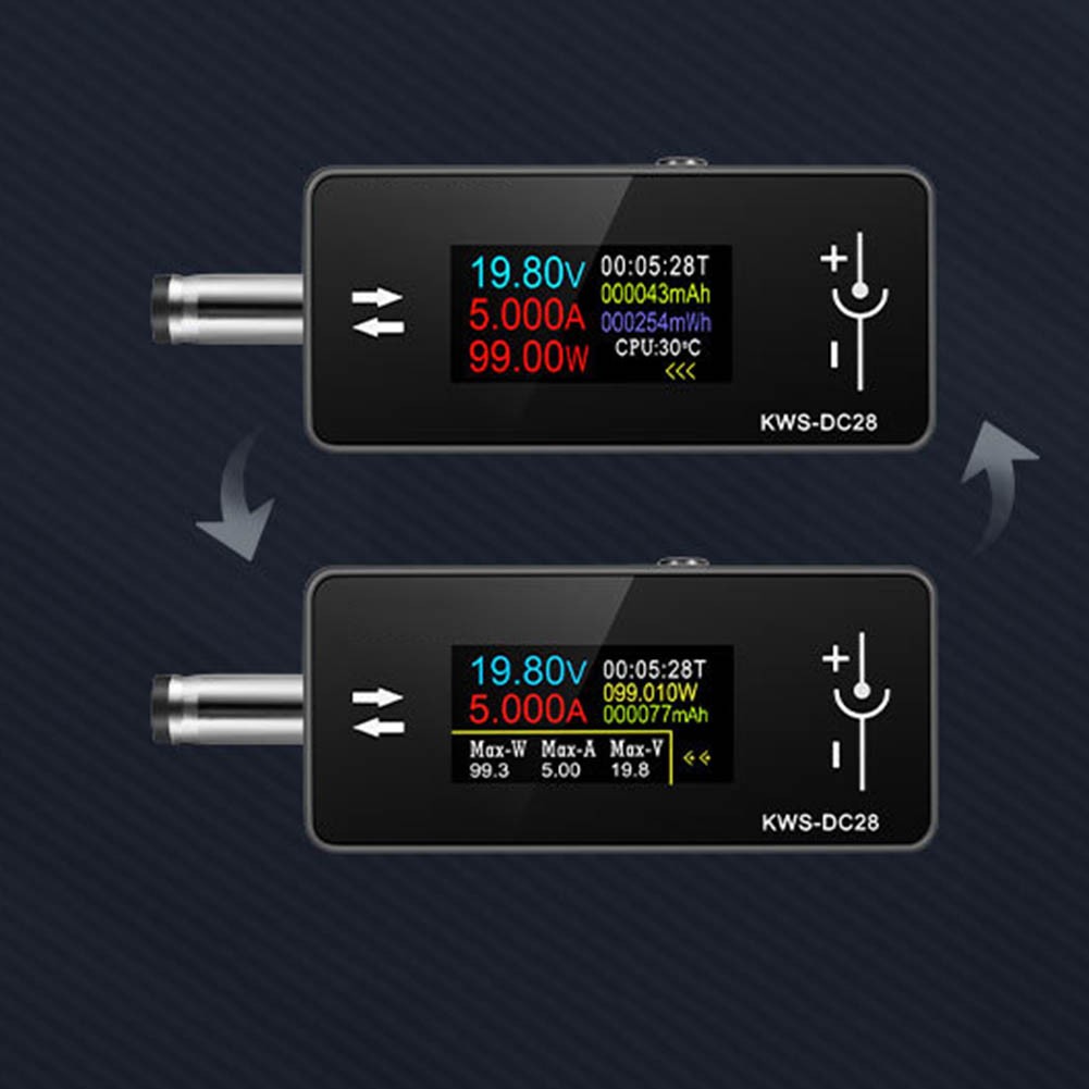 User Friendly KWS DC28 Digital Display Power Meter for DC Voltage and Current