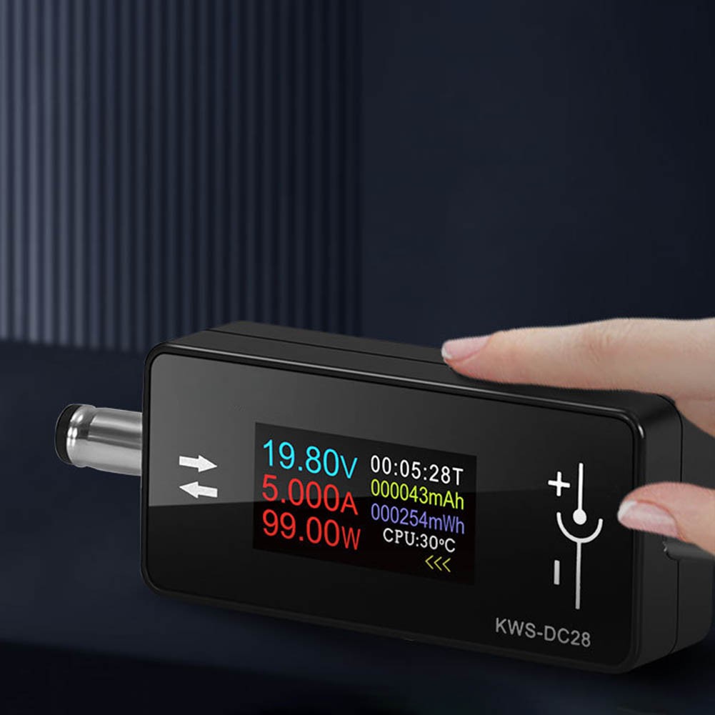 User Friendly KWS DC28 Digital Display Power Meter for DC Voltage and Current