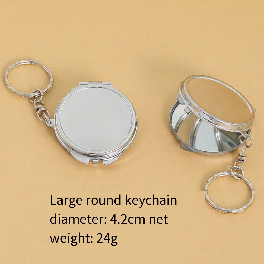 Pour Trio Porte-clés Coeur en Métal soldes avec Miroir Essentiel pour un Élégant Co