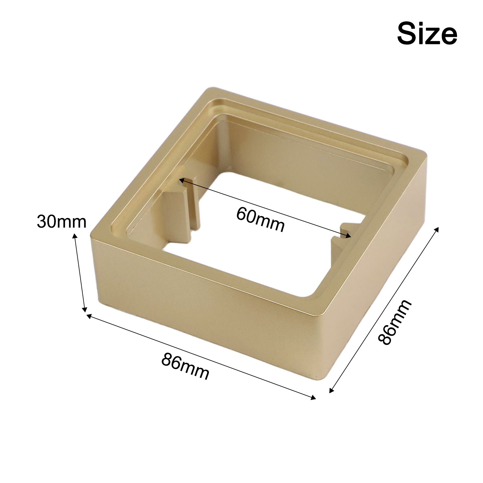 Conveniently Extend Your Electrical Box Depth with Dual Pack of Spacers at 30MM