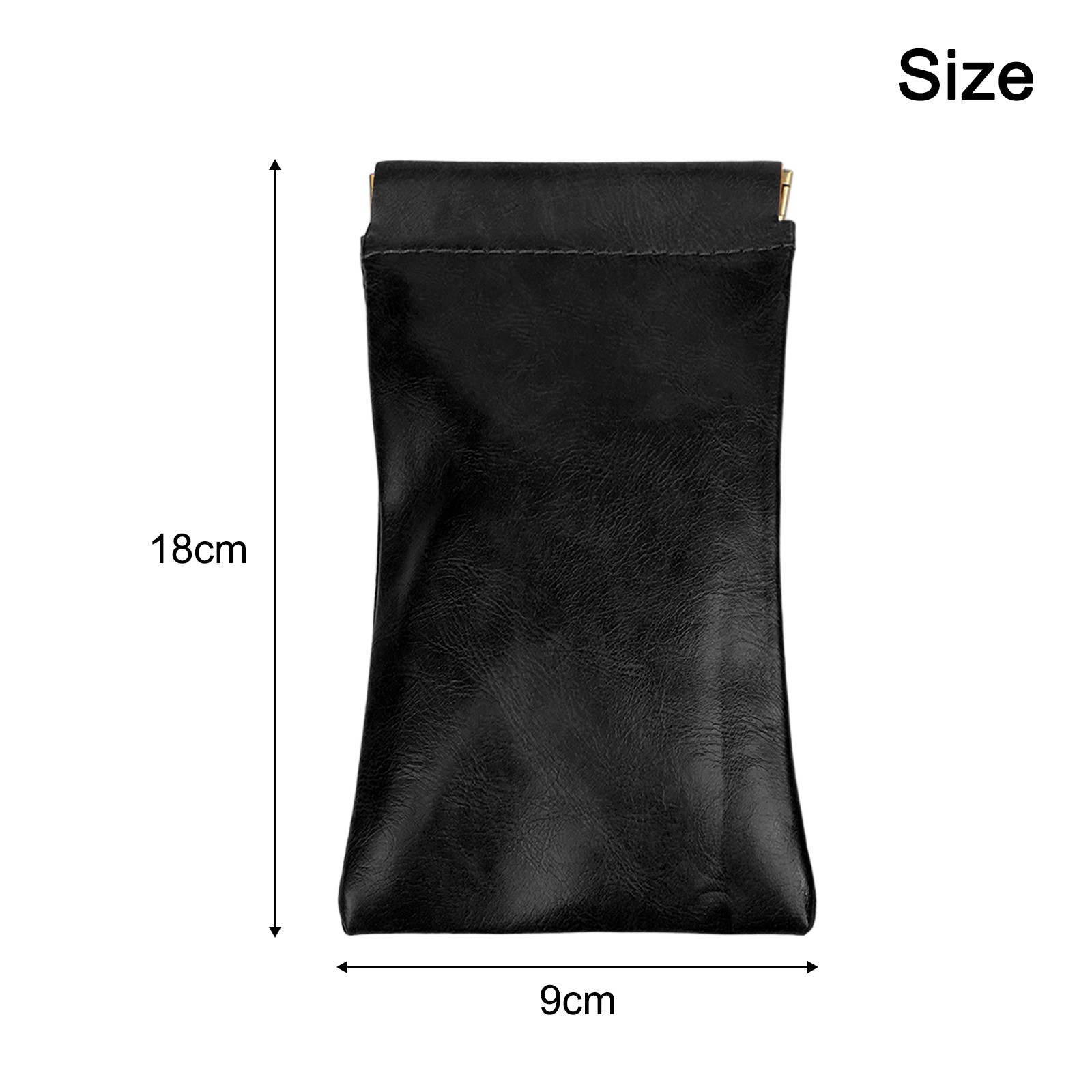 Sunglasses Storage Solution with Automatic Closure Leather Bags 2 Pack