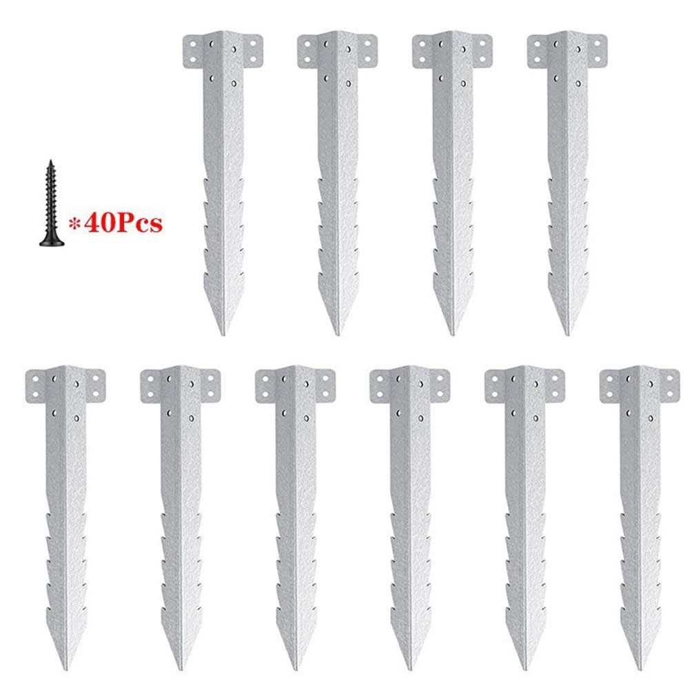 10 or 20 Pack of For Garden Sleeper Brackets with Screws for Easy Setup