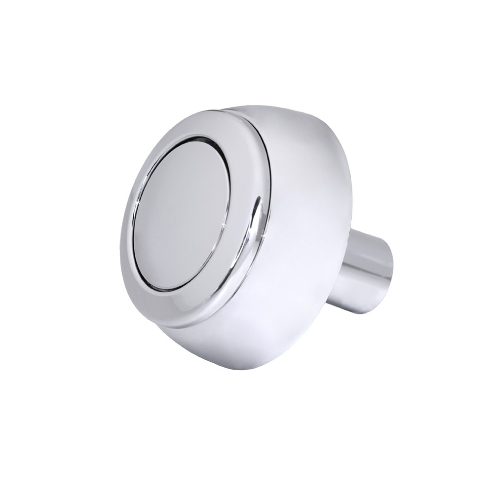 Bouton Poussoir De Rechange Pour Chasse D'Eau – En ABS Argenté, 10.5x3.6cm, Facile à Installer