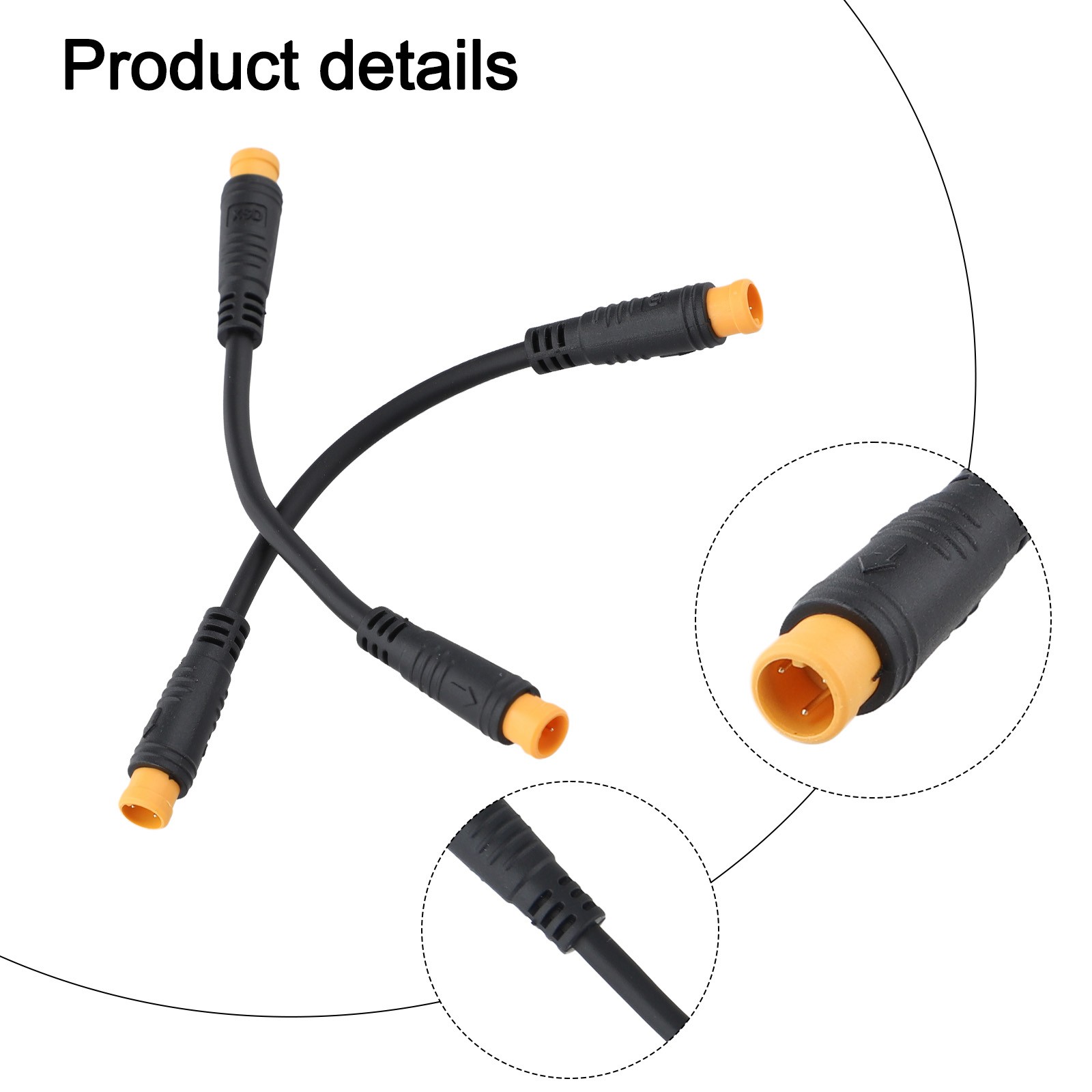 Cycling Essential M8 Connector Water Resistant Conversion Cables Set of Two - Picture 40 of 49