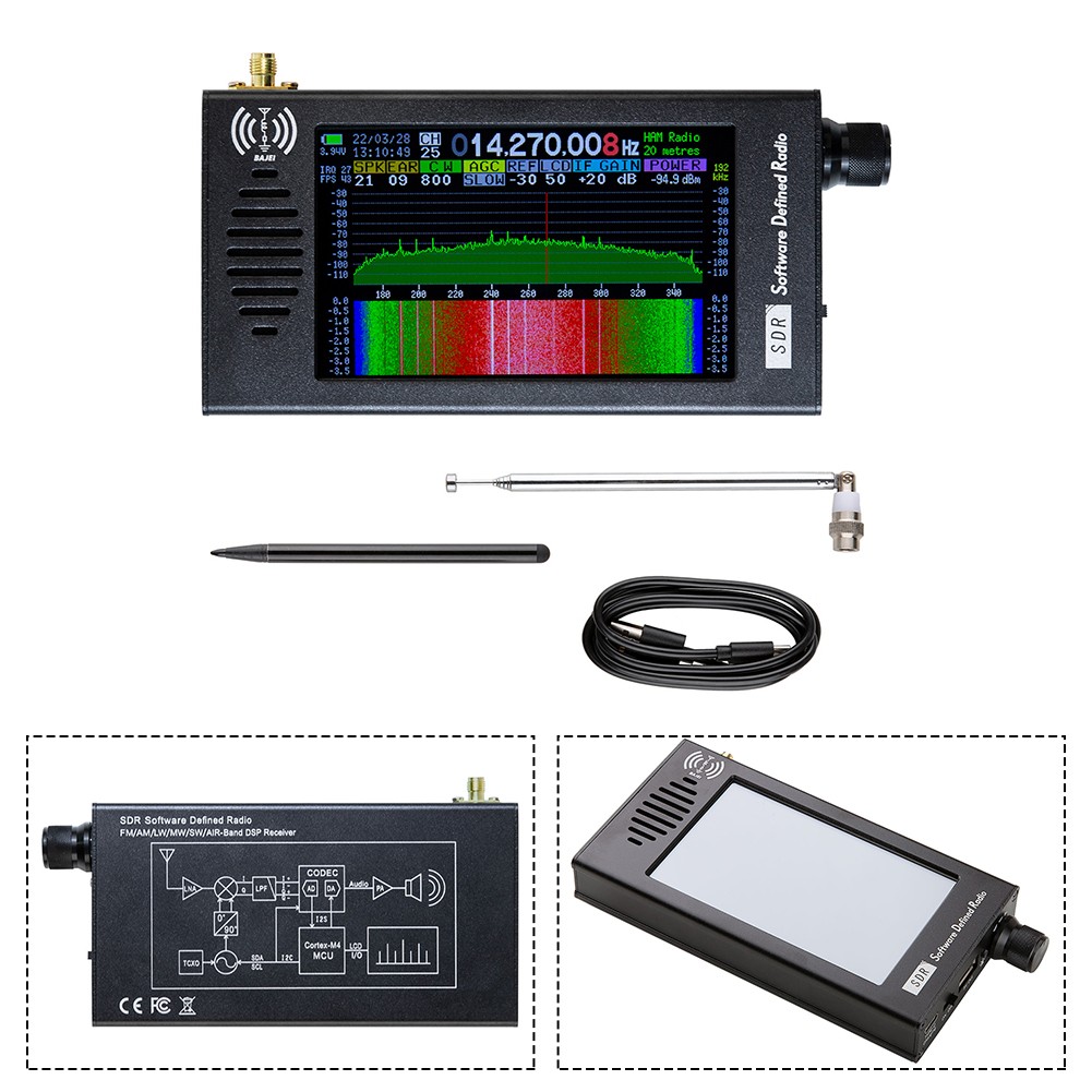 User Friendly 4 3 Inch For DSP Radio Receiver with Touch Screen Navigation