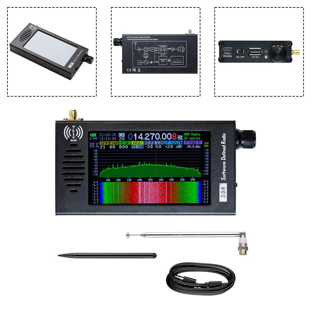 User Friendly 4 3 Inch For DSP Radio Receiver with Touch Screen Navigation - Afbeelding 6 van 9