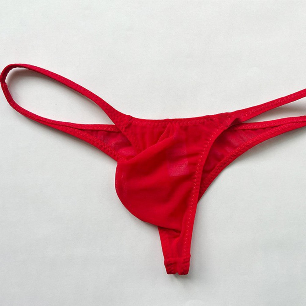 Men&rsquo;s Stylish Underwear See Through G Strings Comfortable Low Waist Options