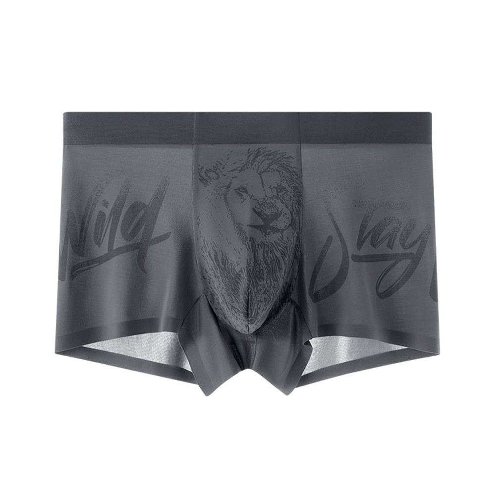 Coole und bequeme Herren Boxershorts Eisseide atmungsaktiv Trunks für den ganzen Tag - Bild 11 von 25