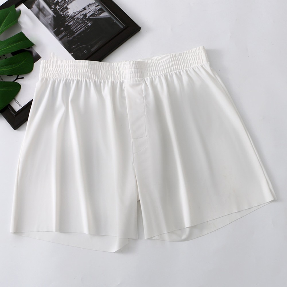 Herren Atmungsaktiv Lose Pyjama Shorts Badehose Boxershorts für Schlaf und Komfort - Bild 17 von 17