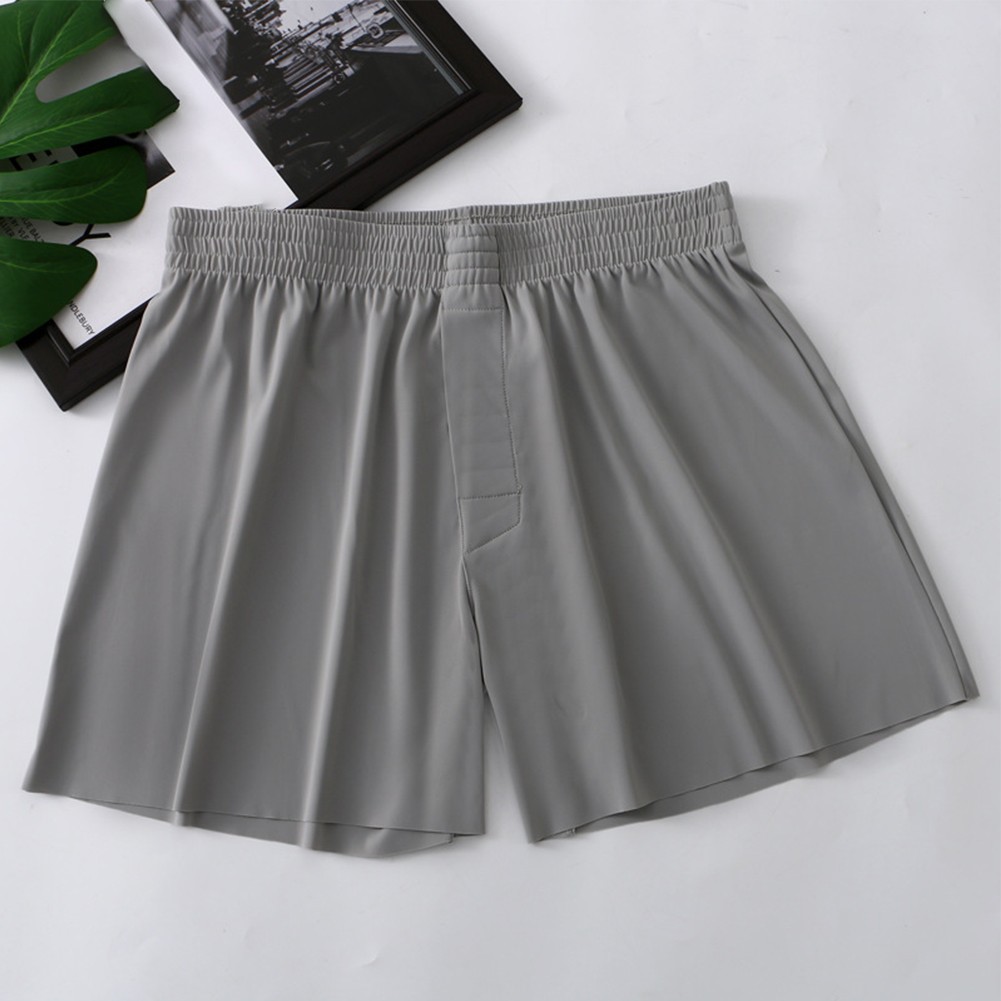 Herren Atmungsaktiv Lose Pyjama Shorts Badehose Boxershorts für Schlaf und Komfort - Bild 15 von 17