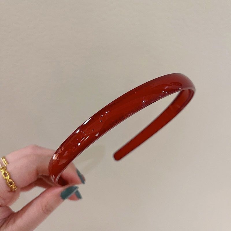 Acrylic Toothed Plastic Anti Slip Hair Washing Headband for All Hair Types