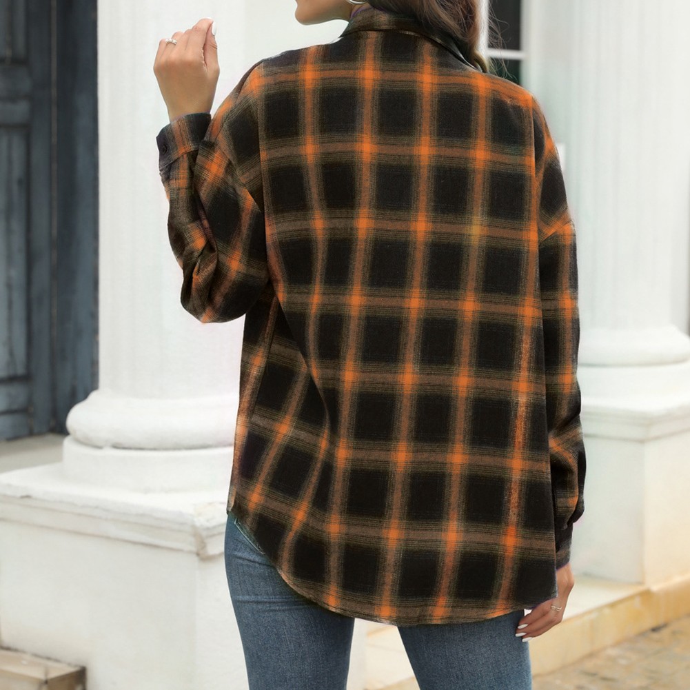 Longsleeve Plaid Shirt Jacket for Women Perfect for Everyday Activities - Picture 62 of 79