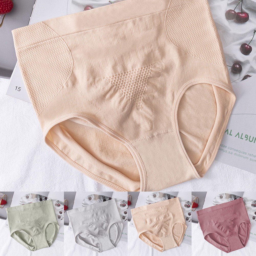 Womens High Waist Abdomen Lifting Panties in Plus Size For Honeycomb Style - Picture 1 of 44