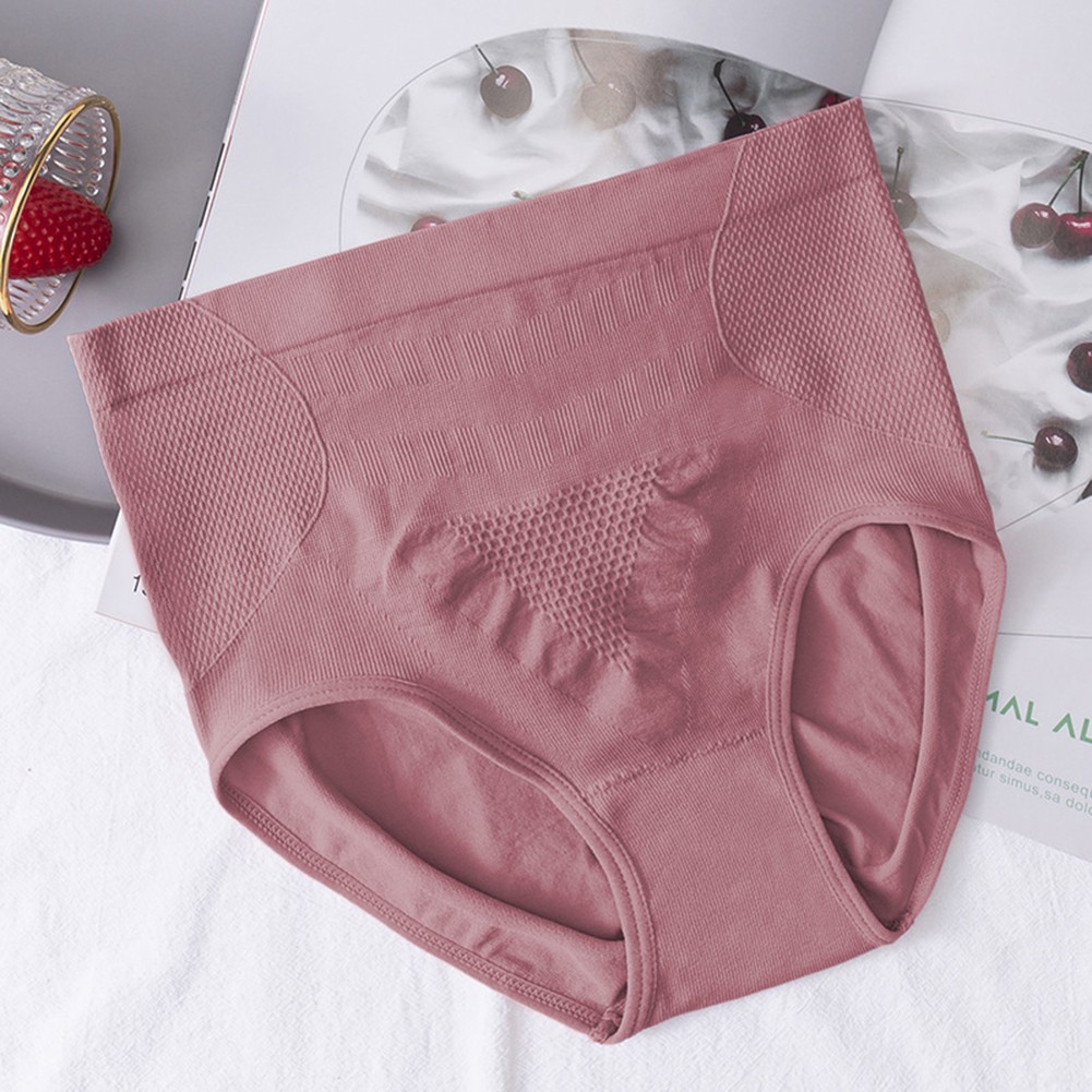 Womens High Waist Abdomen Lifting Panties in Plus Size For Honeycomb Style - Picture 10 of 44