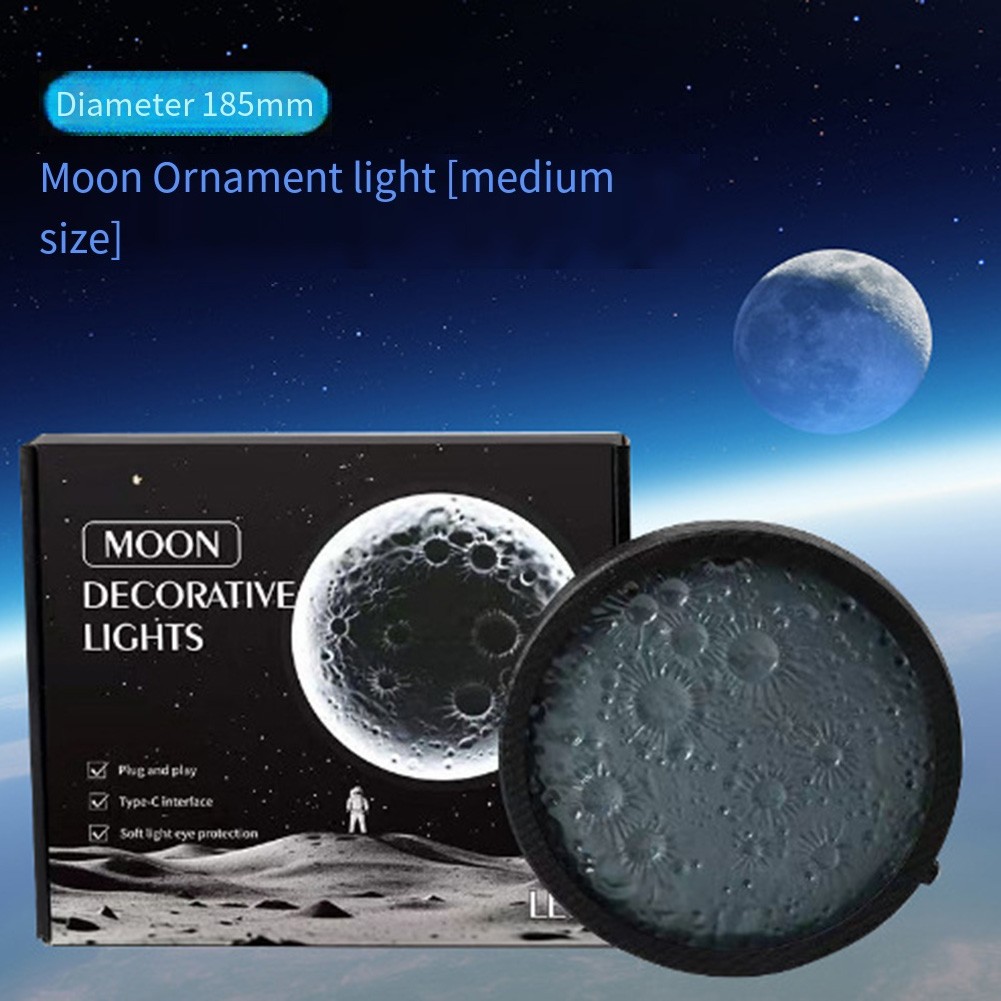 Lumière de lune conçue en 3D pour voitures afin délever lambiance intérieu points de vente