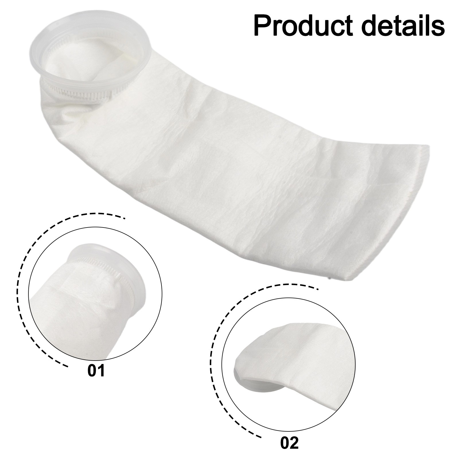 Long lasting PP NonWoven Fabric Filter Sock Cover for Resin Filtration - Picture 27 of 32