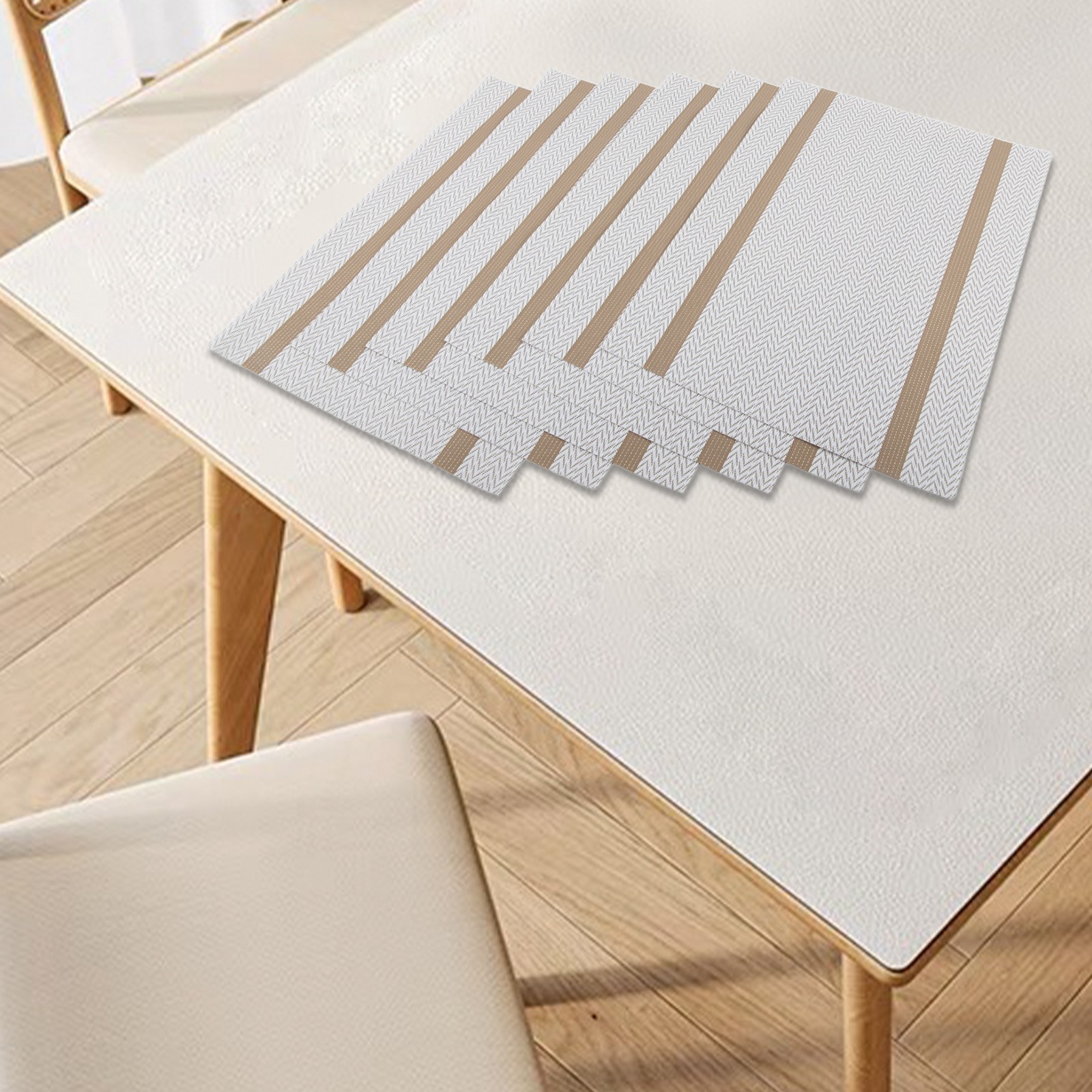 Easily Roll Up Six Piece Placemat Set for Convenient Storage Solutions - Picture 29 of 33