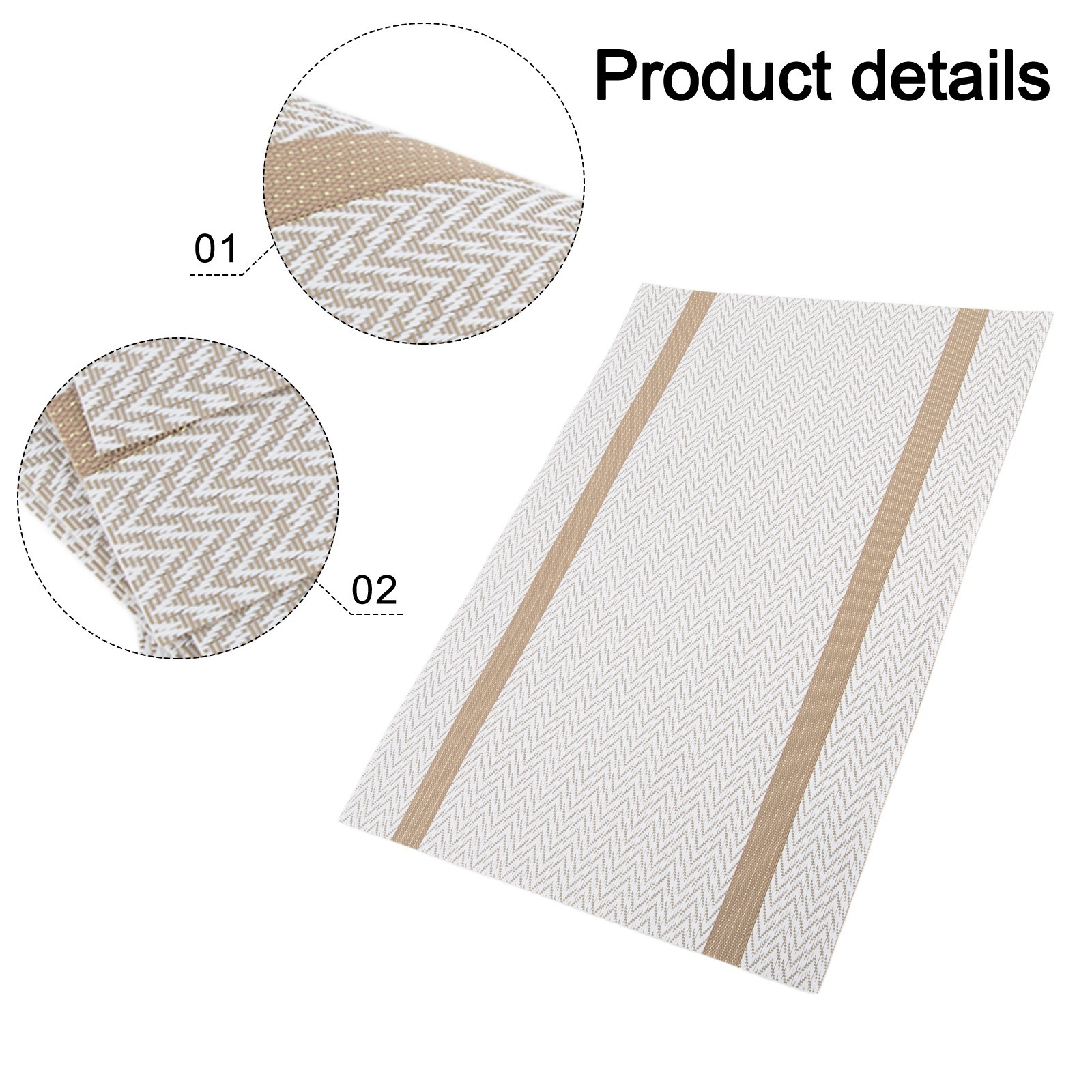Easily Roll Up Six Piece Placemat Set for Convenient Storage Solutions - Picture 22 of 33