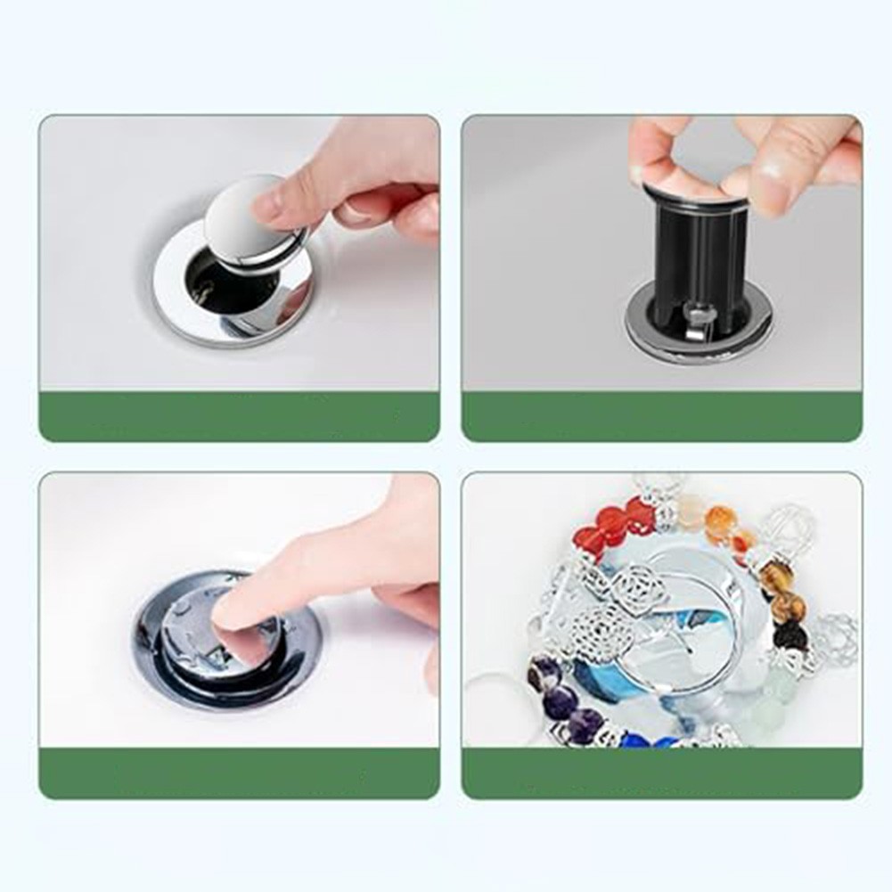 40mm Sink Stopper with Double Sealing Washer for Enhanced Compatibility