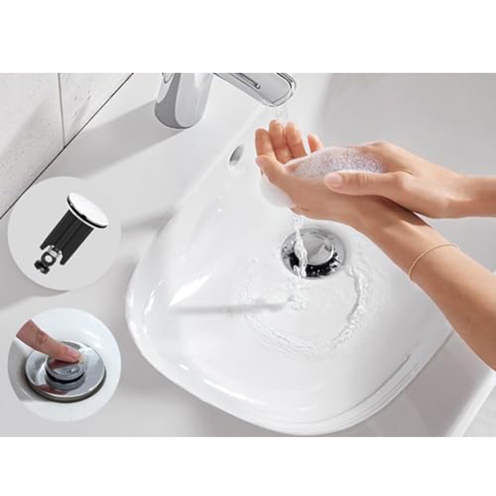 40mm Sink Stopper with Double Sealing Washer for Enhanced Compatibility