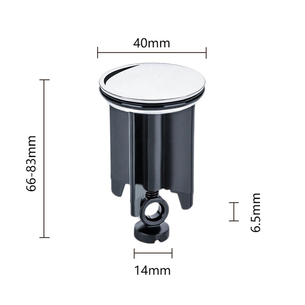 40mm Sink Stopper with Double Sealing Washer for Enhanced Compatibility
