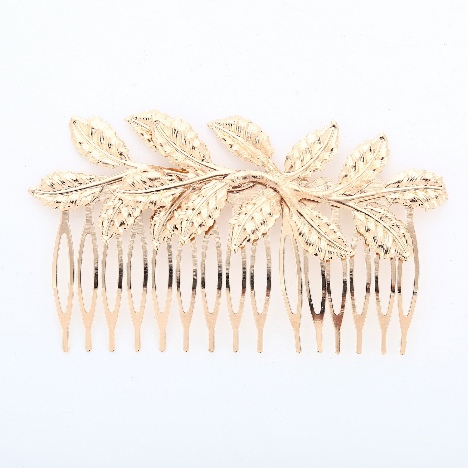 Unique Gilded Leaf Hairbands Suitable for Weddings and Special Occasions
