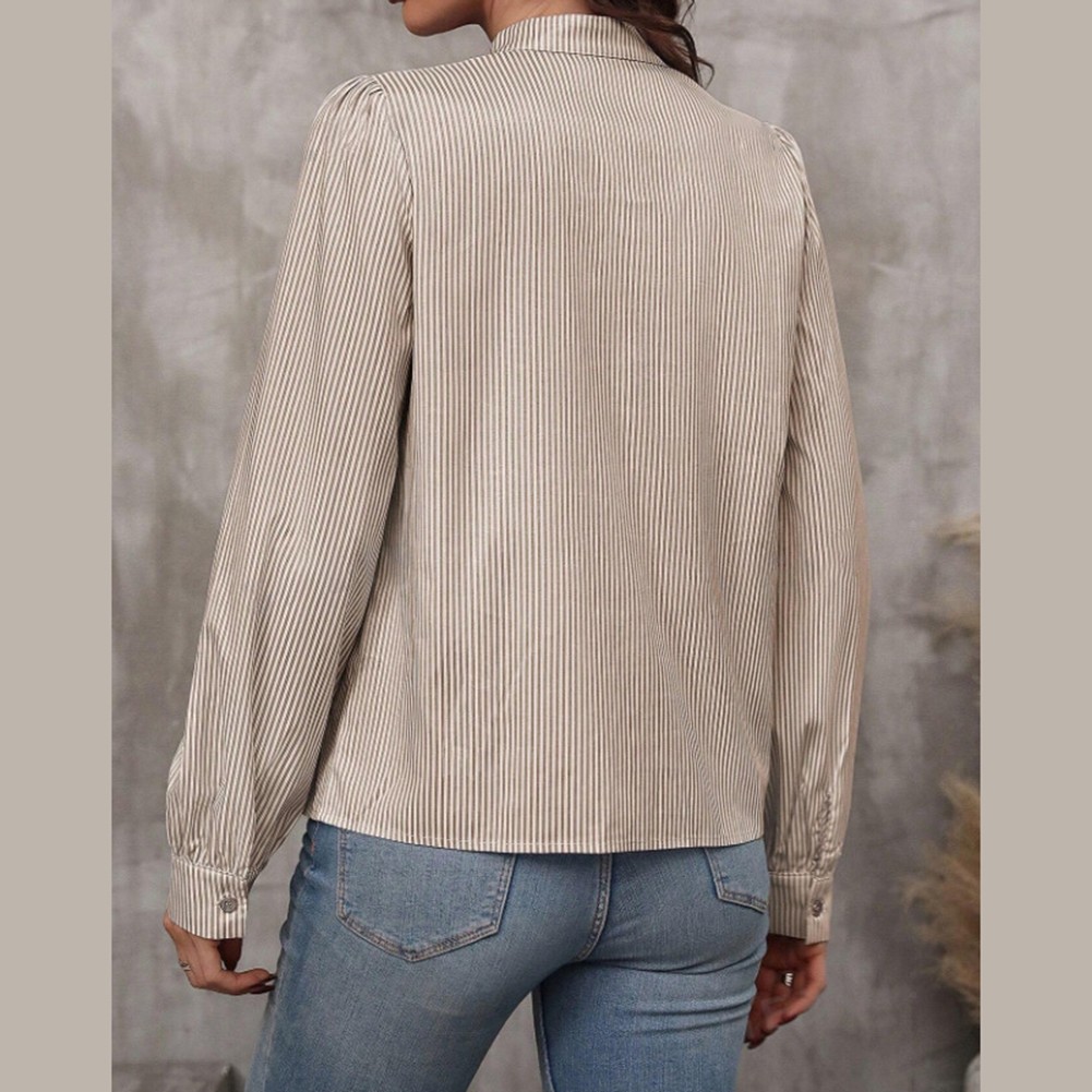 Casual Outings Long-sleeved Shirt Breathable Shirt Cotton Polyester Fabric - Picture 15 of 37