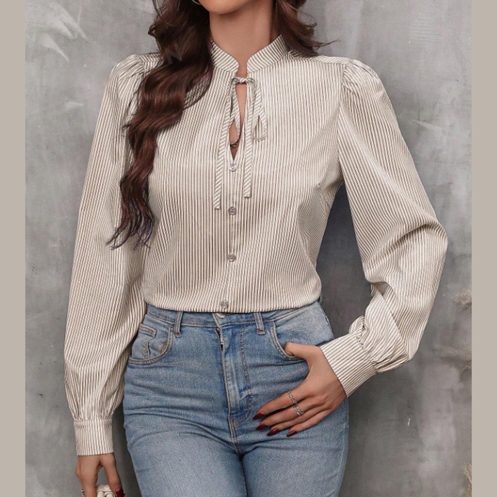 Casual Outings Long-sleeved Shirt Breathable Shirt Cotton Polyester Fabric - Picture 13 of 37