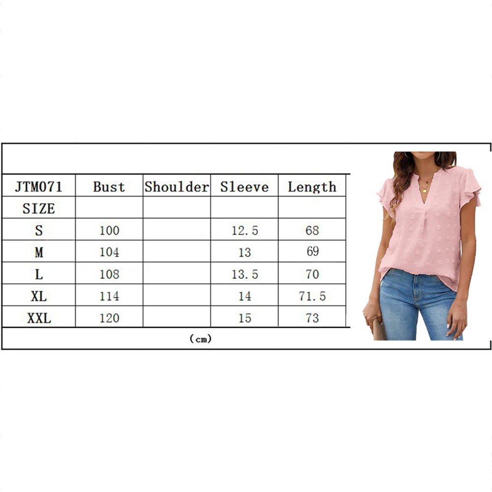 Casual Pleated Chiffon Shirt with Ruffled Sleeves for Women Fashion Wear - Picture 4 of 91