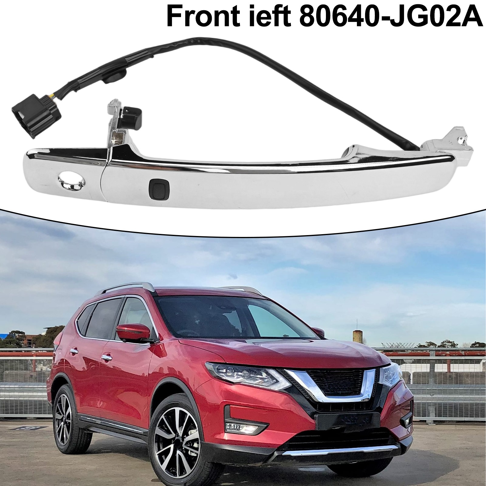 For NISSAN XTrail T31 Front Left Right Exterior Door Handle Replacement - Picture 25 of 38