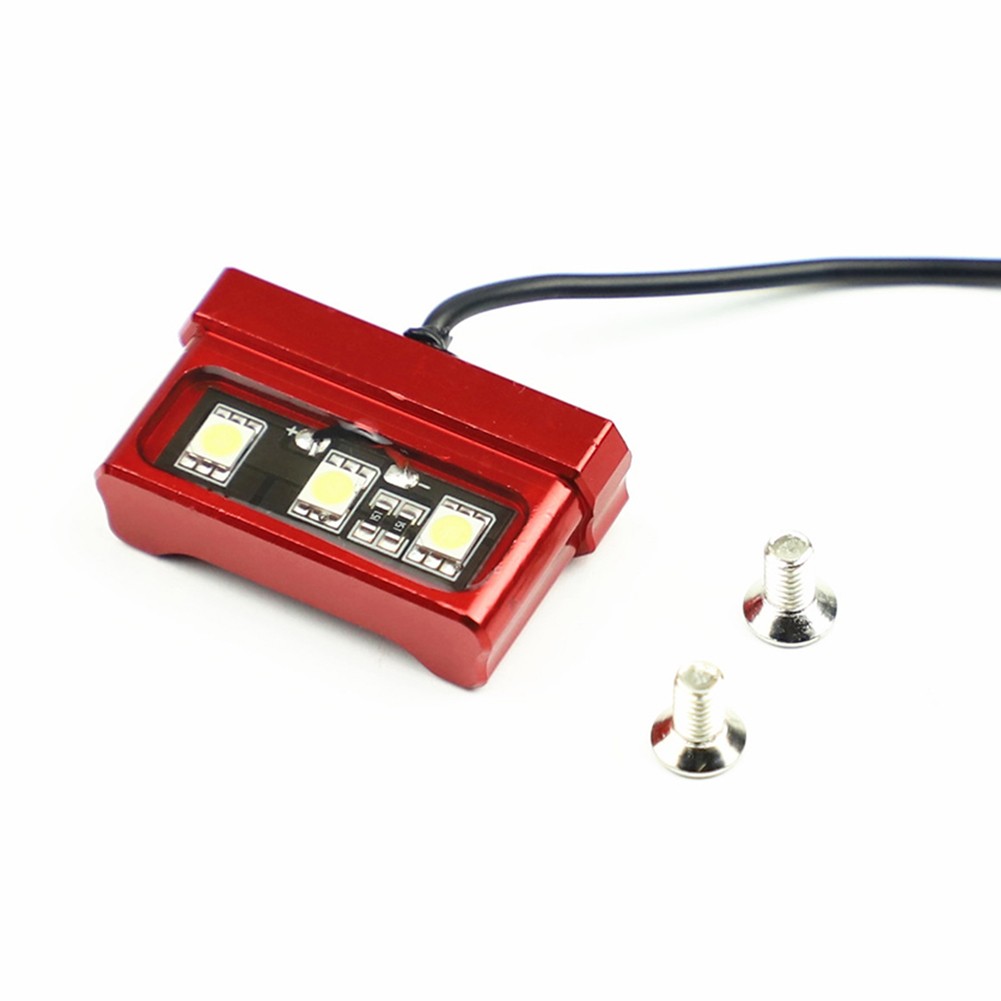 12v Waterproof LED Light for Motorcycle License Plate Aluminum Housing