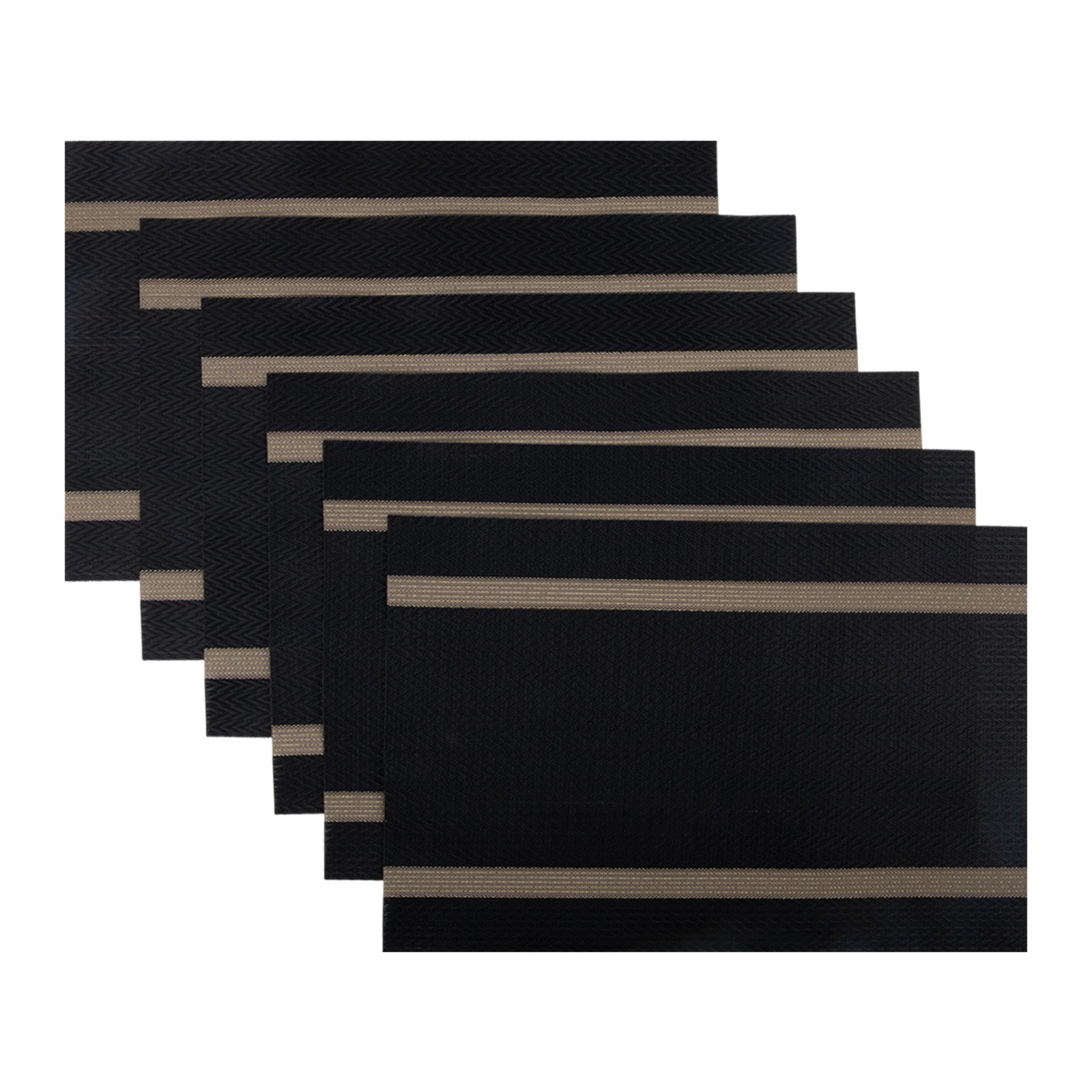 Easily Roll Up Six Piece Placemat Set for Convenient Storage Solutions - Picture 13 of 33