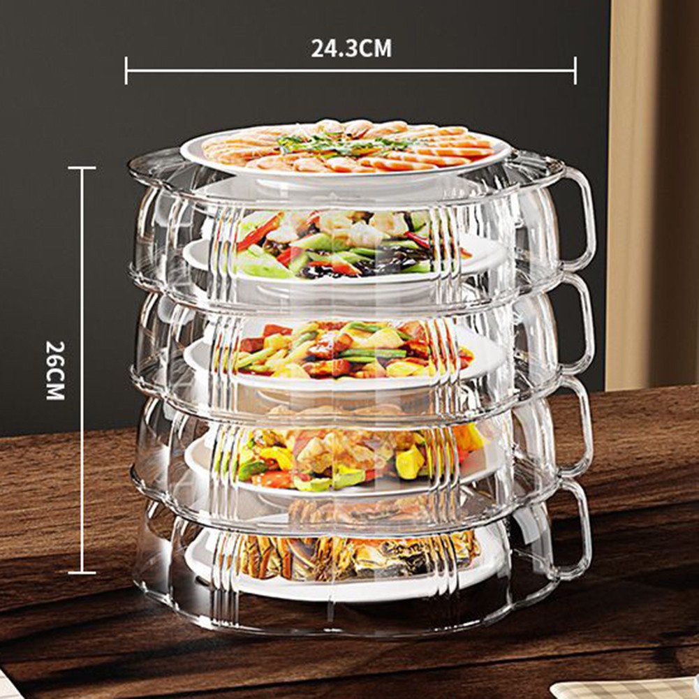 Protezione Alimenti Multistrato Trasparente Antipolvere Cover Design Trasparente - Imagen 31 de 37