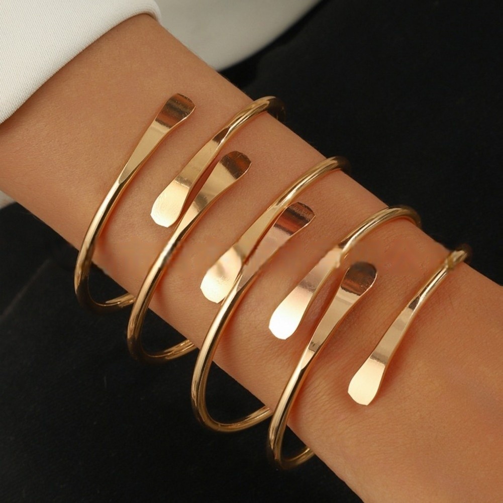 Ensemble De Bracelets Design Industriel Creux - Alliage Haute Densité - Noir - Neuf Avec étiquettes