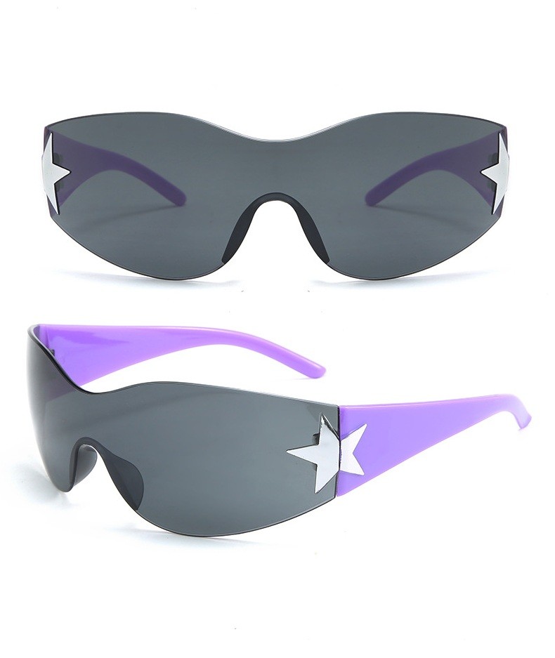 Lo último Gafas de sol para niñas Moda Gafas de sol Deportes al aire libre Ajuste cómodo para formas faciales - Imagen 15 de 17