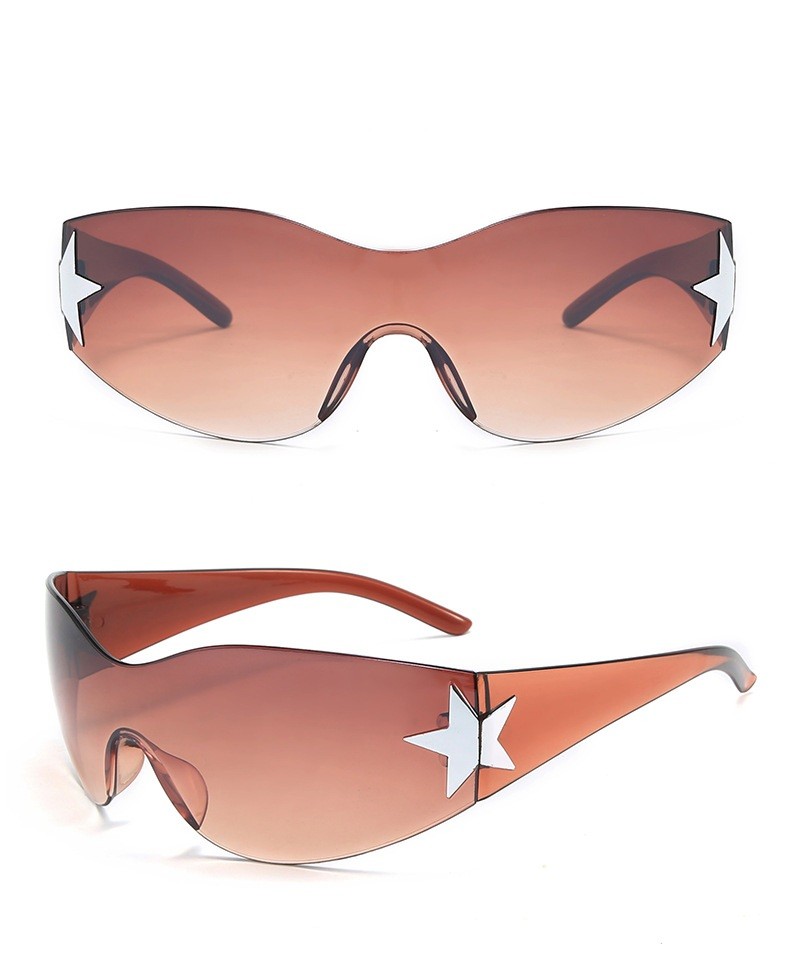 Lo último Gafas de sol para niñas Moda Gafas de sol Deportes al aire libre Ajuste cómodo para formas faciales - Imagen 14 de 17