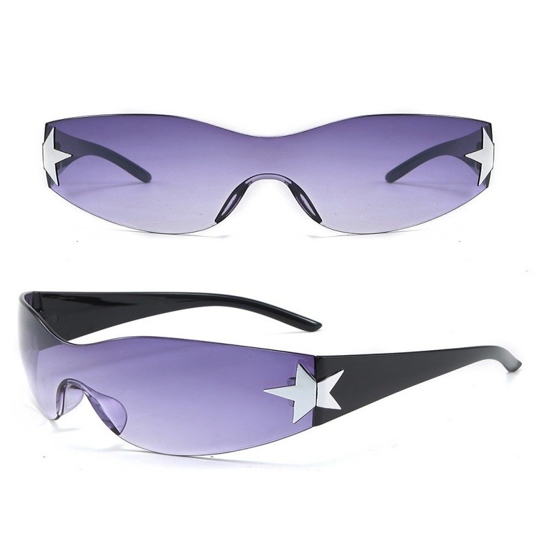 Lo último Gafas de sol para niñas Moda Gafas de sol Deportes al aire libre Ajuste cómodo para formas faciales - Imagen 16 de 17