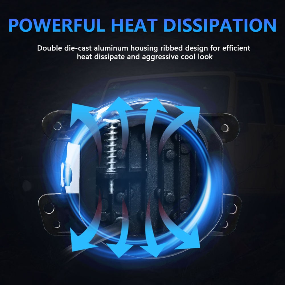 Fog Driving Lamp 4 Inch LED Fog Lamp 20000LM Lumen 200W Power Car Accessories - Picture 10 of 12