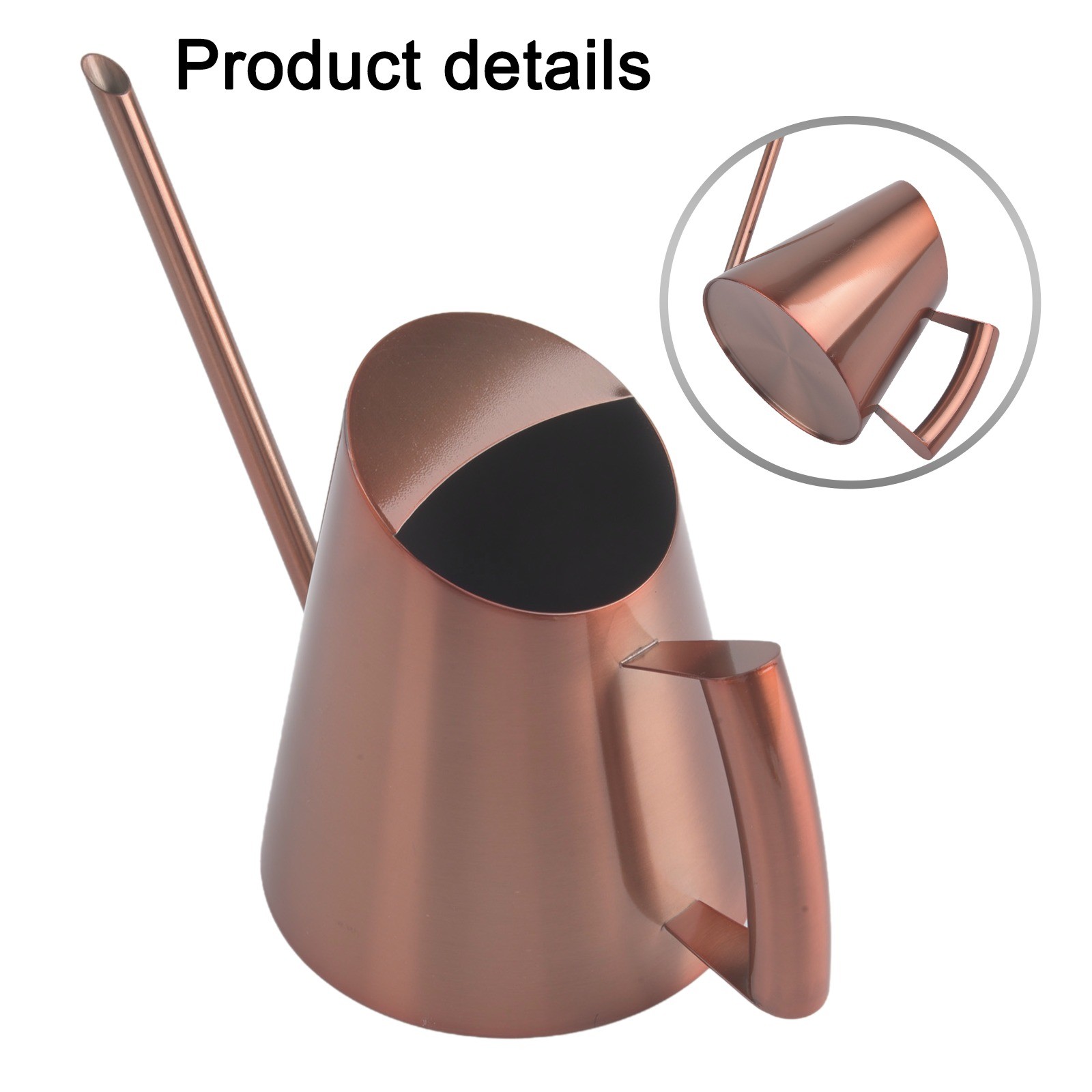Long Spout Watering Can Crafted from Stainless Steel for Gardening Enthusiasts - Photo 26/57