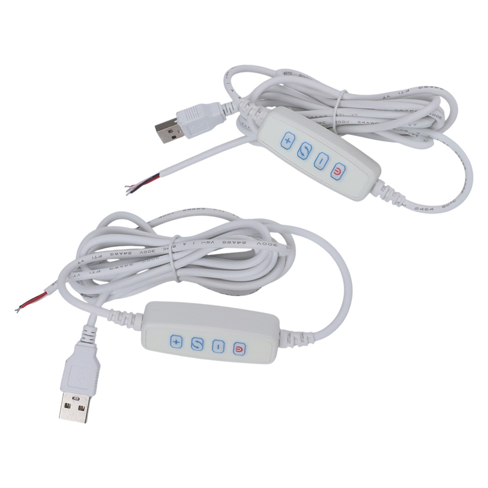 USB Powered LED Dimmer Adapter with 2m Extension Cable for Easy Installation