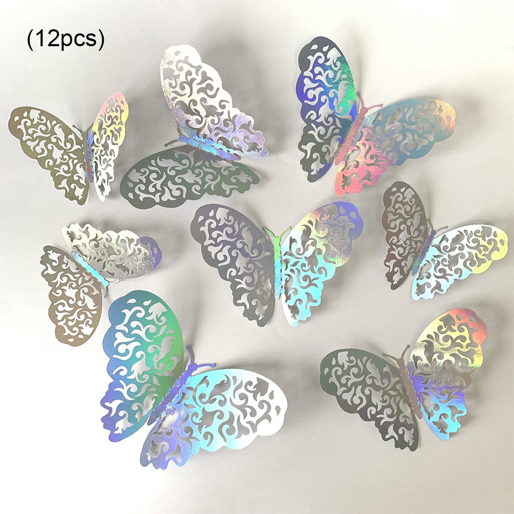 3D Magnetic Butterflies in Multicolour for Educational and Decorative Use