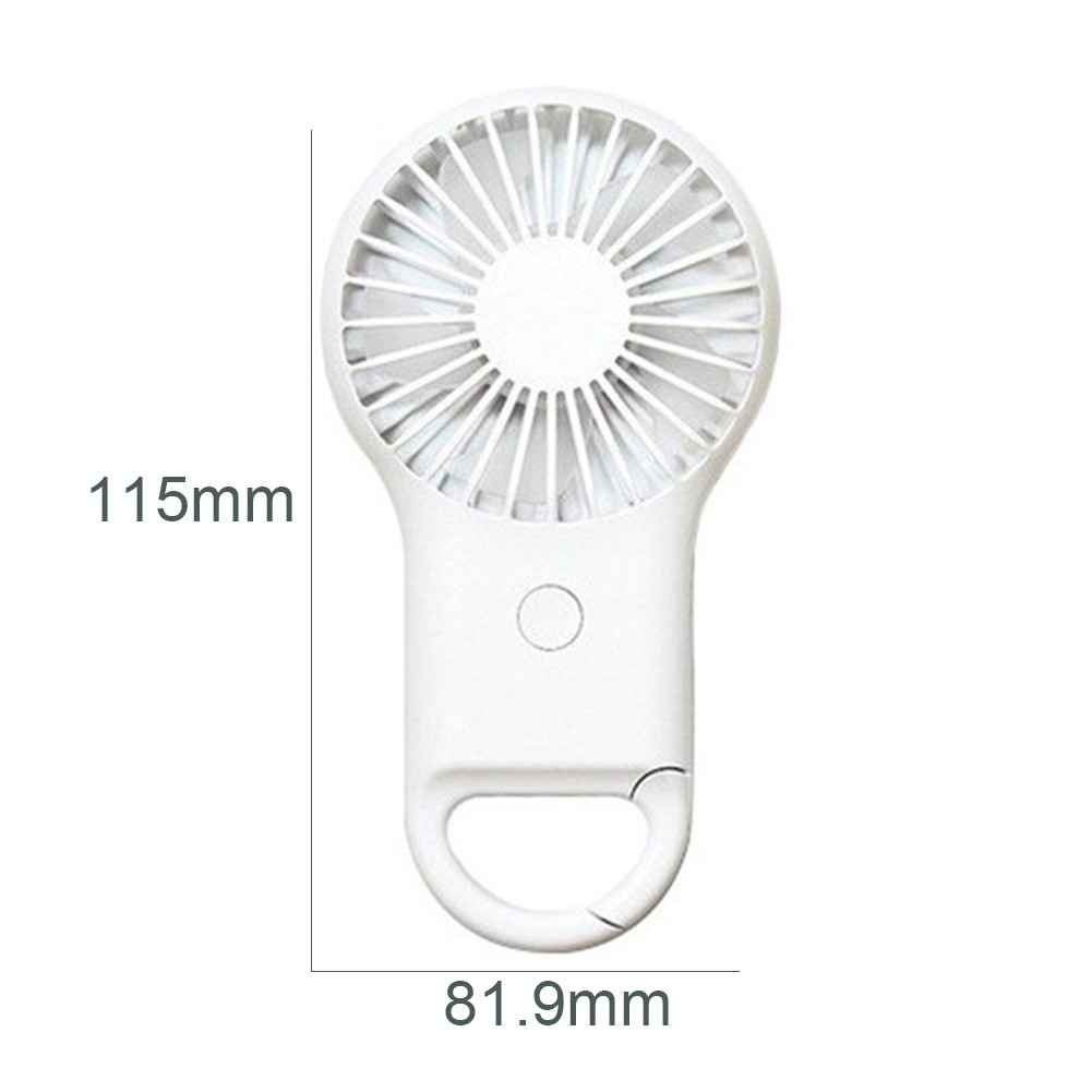 Quiet Breeze Portable Handheld Fan Hands-free Operation Multiple Speed Settings
