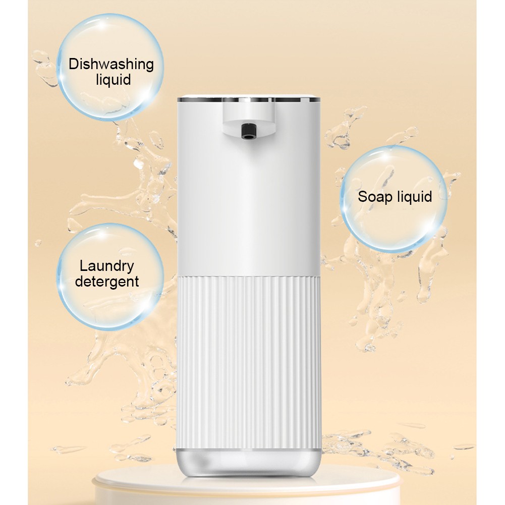 Rechargeable Touchless Soap Dispenser with Visible Soap Level Indicator