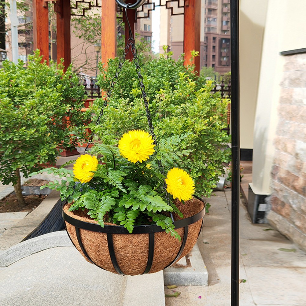 Panier ?? vente en gros Suspendre en M??tal Installation Facile Design Jardin Accessoire D??co
