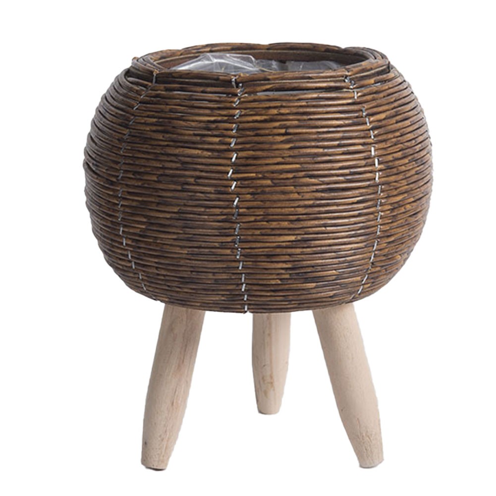 Desktop Plant Storage Compact Design Plant Storage Solution Good Straw Material